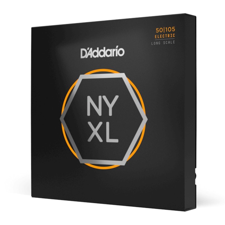 D'Addario - NYXL50105 Corde per Basso Elettrico, Nickel Wound, Medium, Long Scale