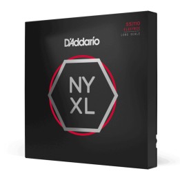 D'Addario - NYXL55110 Corde per Basso Elettrico, Nickel Wound, Heavy, Long Scale