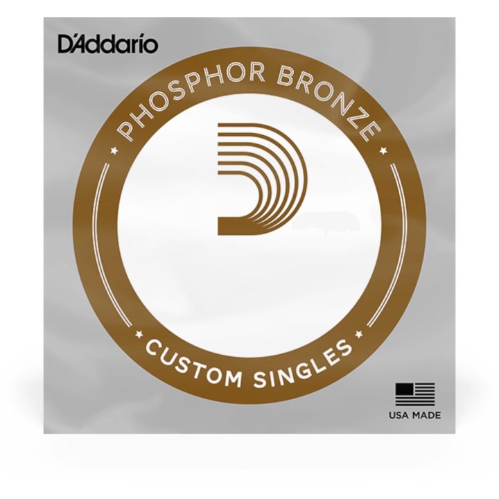 D'Addario - PBB100 Corda Singola per Basso Acustico, Phosphor Bronze, Long Scale, .100