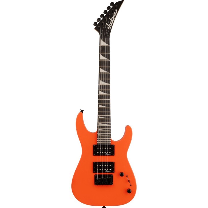 Jackson JS Series Dinky Minion JS1X, Amaranth Fingerboard, Safety Orange - Chitarra elettrica