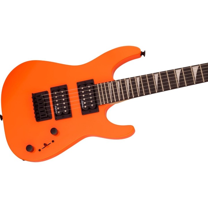 Jackson JS Series Dinky Minion JS1X, Amaranth Fingerboard, Safety Orange - Chitarra elettrica