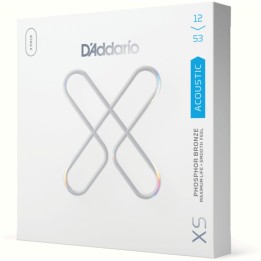D'Addario - XSAPB1253-3P Corde per Chitarra Acustica, Phosphor Bronze, Light