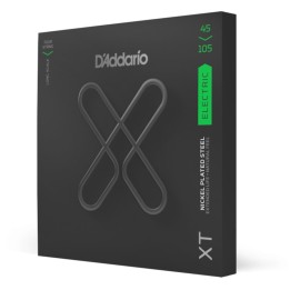 D'Addario - XTB45105 Corde per Basso Elettrico, Nickel Plated Steel, Light/Medium, Long Scale