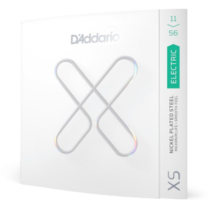 D'Addario - XSE1156 Corde per Chitarra Elettrica, XS Nickel Plated Steel, Medium/X-Heavy