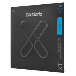 D'Addario | XTABR1047-12 Corde per Chitarra Acustica 12-Corde, XT 80/20 Bronze, Extra Light