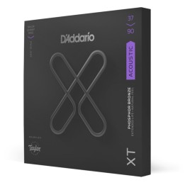 D'Addario - XTB3790GS Corde per Basso Acustico, Phosphore Bronze, Custom Light Taylor GS Mini
