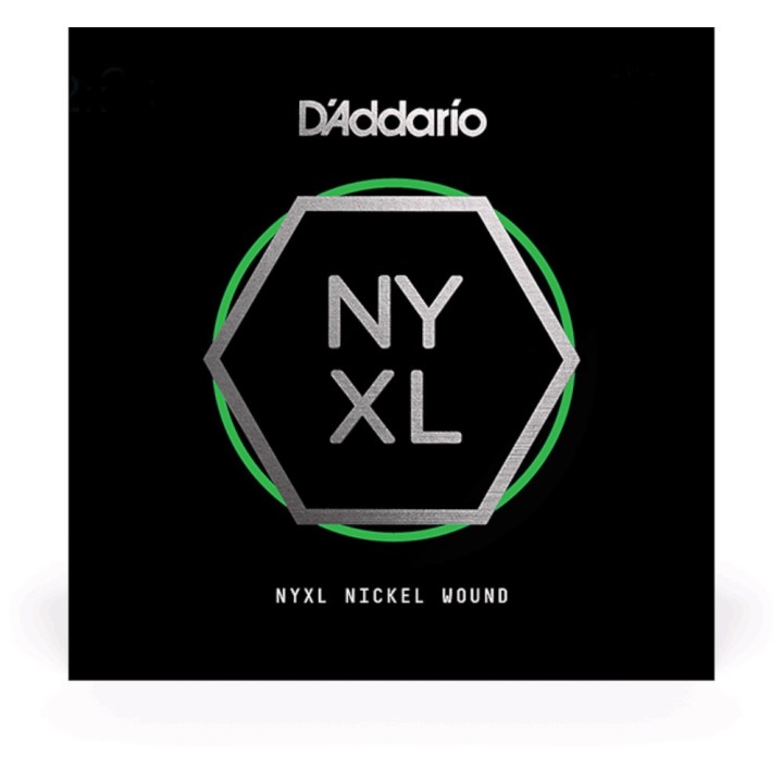 D'Addario - NYXLB032 Corda Singola per Basso, Nickel Wound, Long Scale