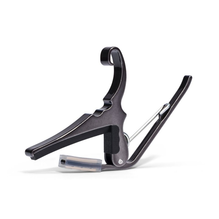 Kyser Capotasto Quick-Change Capo Per Chitarra Acustica Nero Cromato Kg6bca 529211