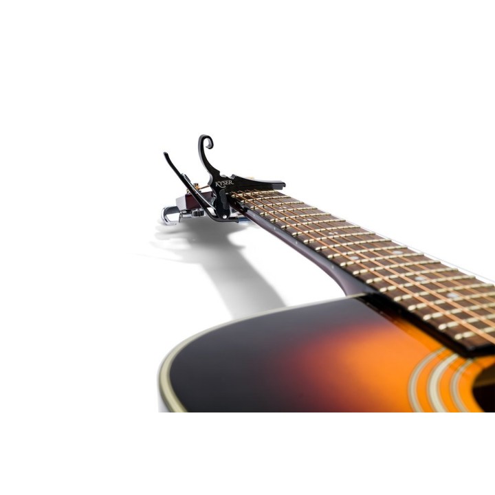 Acquista Kyser Capotasto Quick-Change Capo Per Chitarra Acustica Nero Kg6ba 529210 online | Merula Strumenti Musicali