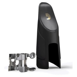 D'Addario - HCL1S Legatura e Copribocchino per Clarino SIb, Silver