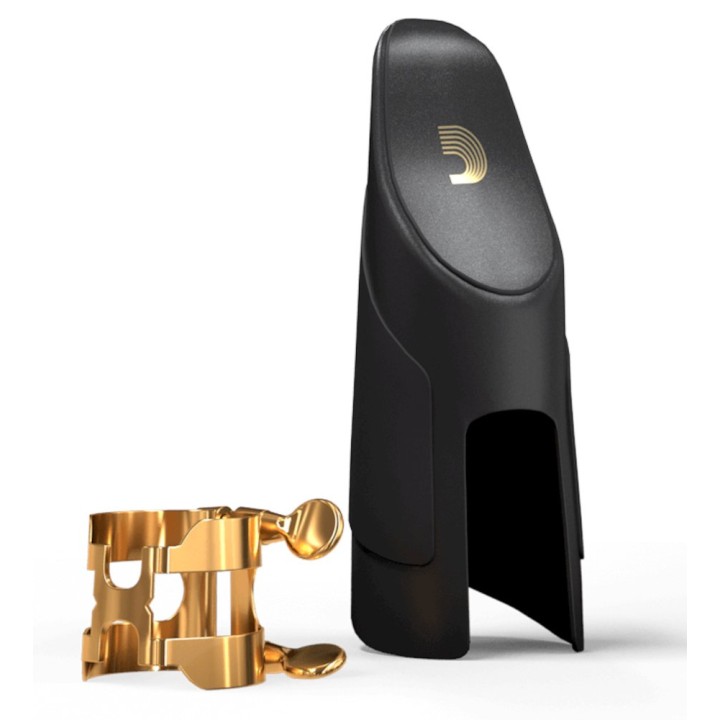 D'Addario - HTS1G Legatura e Copribocchino per Sax Tenore, Gold-Plated