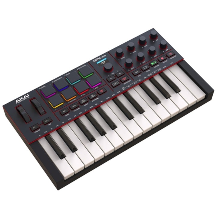 Akai - MPK MINI 4 BLACK Midi Controller 25 Tasti