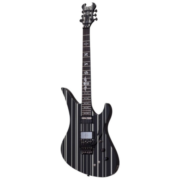 Schecter Synyster Gates Custom-S-Blk/Silv - Chitarra elettrica solid body
