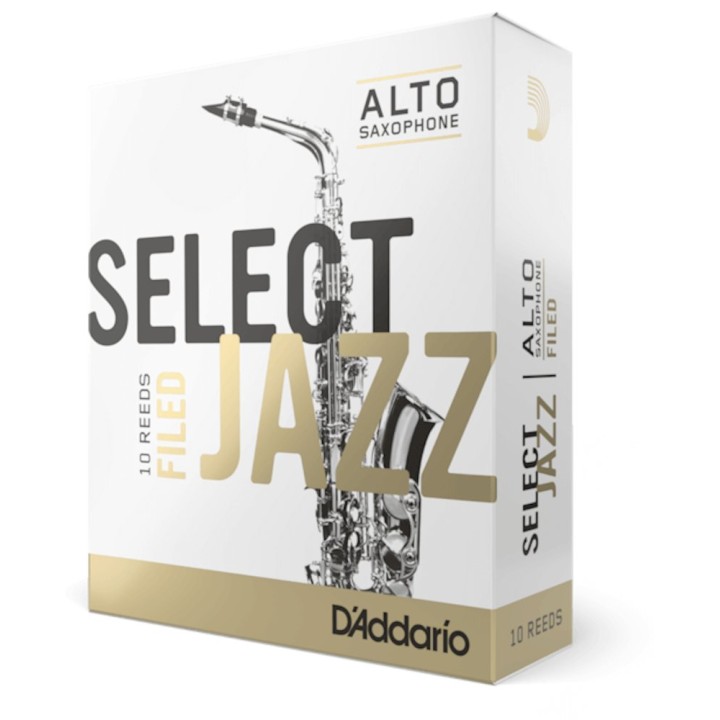 D'Addario - RSF10ASX2H Ance Select Jazz, Filed, 2Hard, Sax Alto Mib