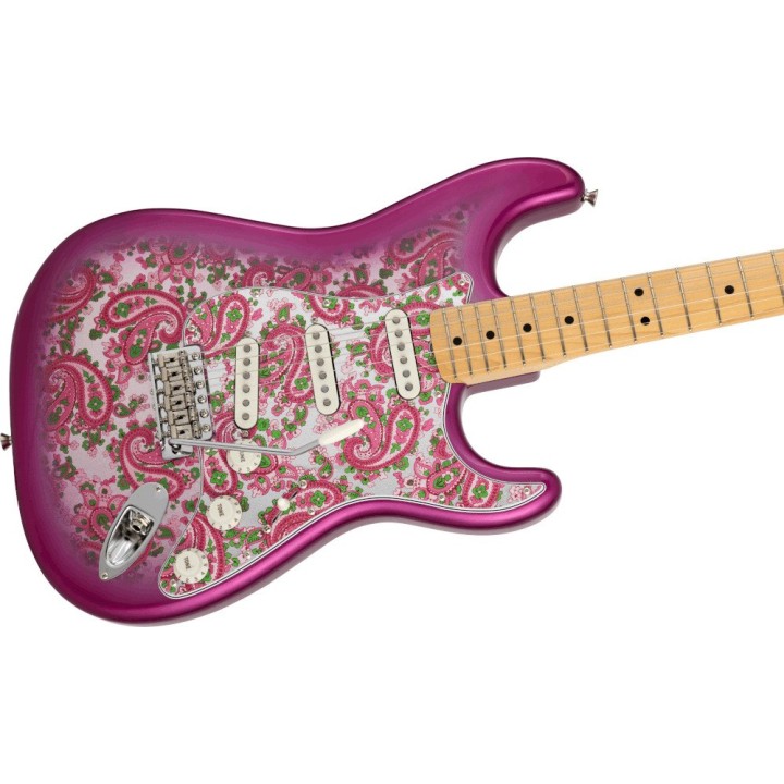 Fender Made in Japan Limited Stratocaster, Maple Fingerboard, Pink Paisley