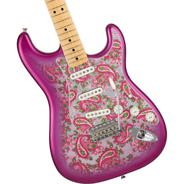 Fender Made in Japan Limited Stratocaster, Maple Fingerboard, Pink Paisley