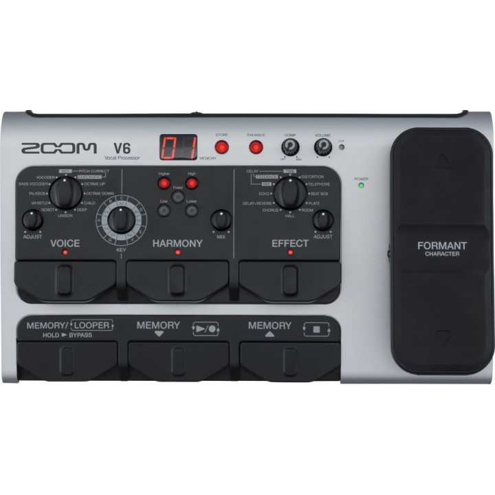 Zoom - V6-SP Pedale Multieffetto per Voce