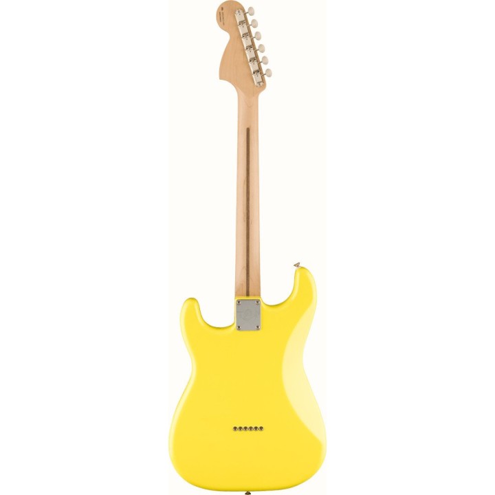 Acquista FENDER 0148020363 Limited Edition Tom Delonge Stratocaster Graffiti Yellow online | Merula Strumenti Musicali
