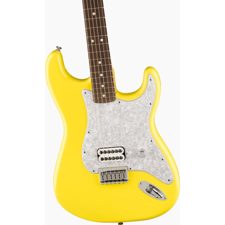 Acquista FENDER 0148020363 Limited Edition Tom Delonge Stratocaster Graffiti Yellow online | Merula Strumenti Musicali