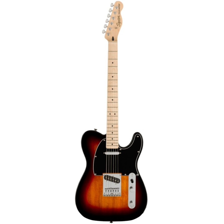 Acquista SQUIER Affinity Series Telecaster, Maple Fingerboard, Black Pickguard, 3-Color Sunbu online | Merula Strumenti Musicali