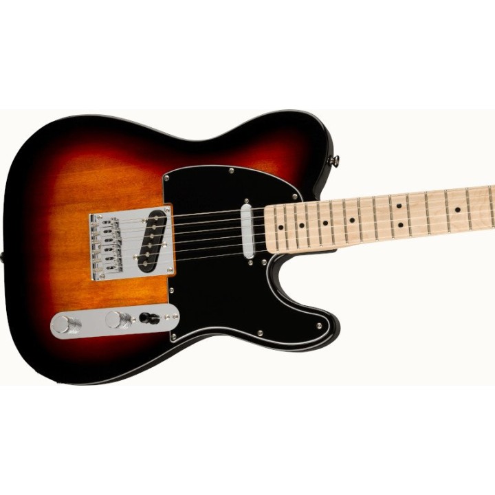Acquista SQUIER Affinity Series Telecaster, Maple Fingerboard, Black Pickguard, 3-Color Sunbu online | Merula Strumenti Musicali