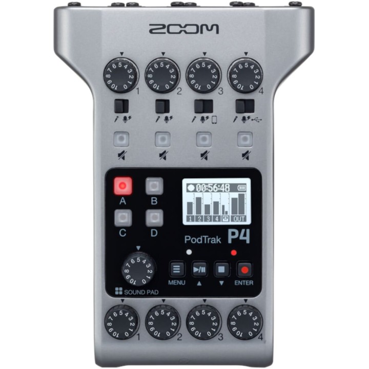 Zoom - PodTrak P4 Registratore Podcast Portatile