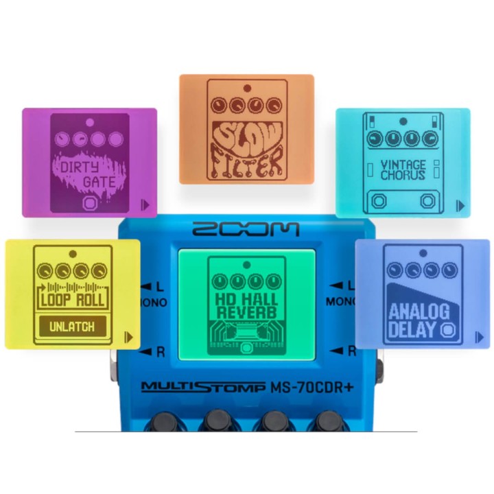 Zoom Ms-70cdr Plus - Pedale Chorus, Delay e Reverb