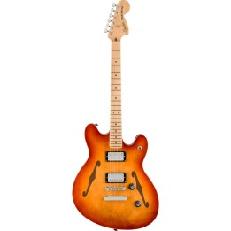 Squier Affinity Series Starcaster Deluxe, Maple Fingerboard, Sienna Sunburst