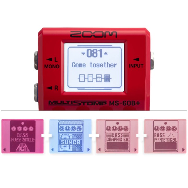 Zoom - MS-60B+ Pedaliera Multieffetto Per Basso