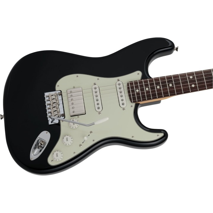 Fender 2024 Collection Made in Japan Hybrid II Stratocaster HSS, Rosewood Fingerboard, Black