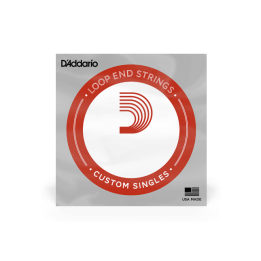 D'Addario - LE011 Plain Steel Loop End Single String, .011