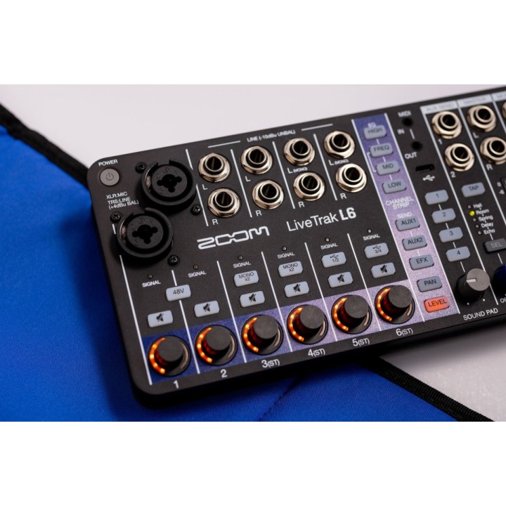 Zoom - LiveTrak L6 Mixer Digitale 6 Canali