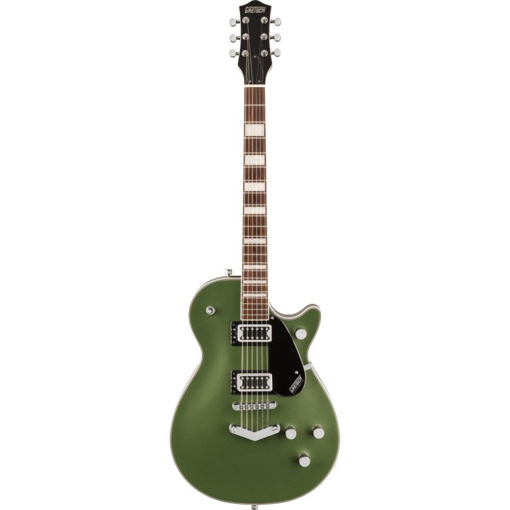G5220 Electromatic Jet BT Single-Cut with V-Stoptail, Laurel Fingerboard, Olive Metallic