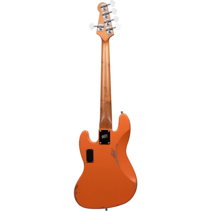 Henry's - Lizard DB-05 Dragon – Orange Relic Basso Elettrico 5 Corde