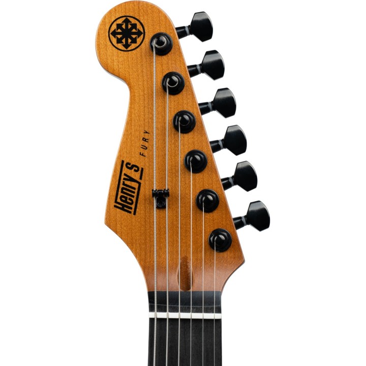 Henry's - Fury FS-1 Widow - Black Chitarra Elettrica Solid Body