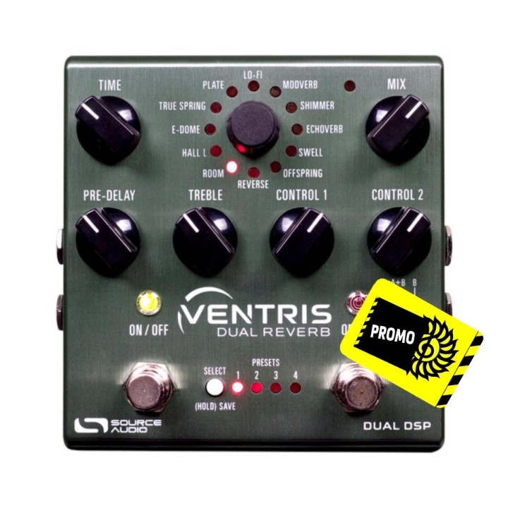 Acquista SOURCE AUDIO Ventris Dual Reverb Promo online | Merula Strumenti Musicali