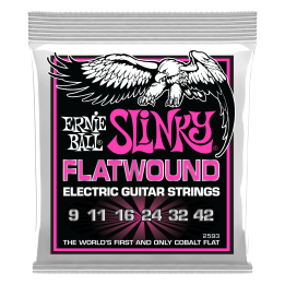 Ernie Ball - 2593 Slinky Flatwound El Guit 9-42