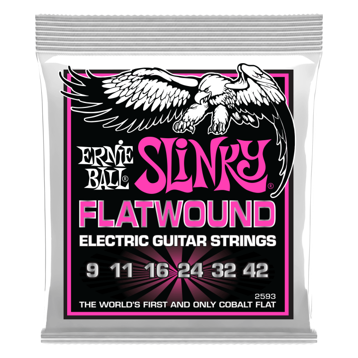 Ernie Ball - 2593 Slinky Flatwound El Guit 9-42