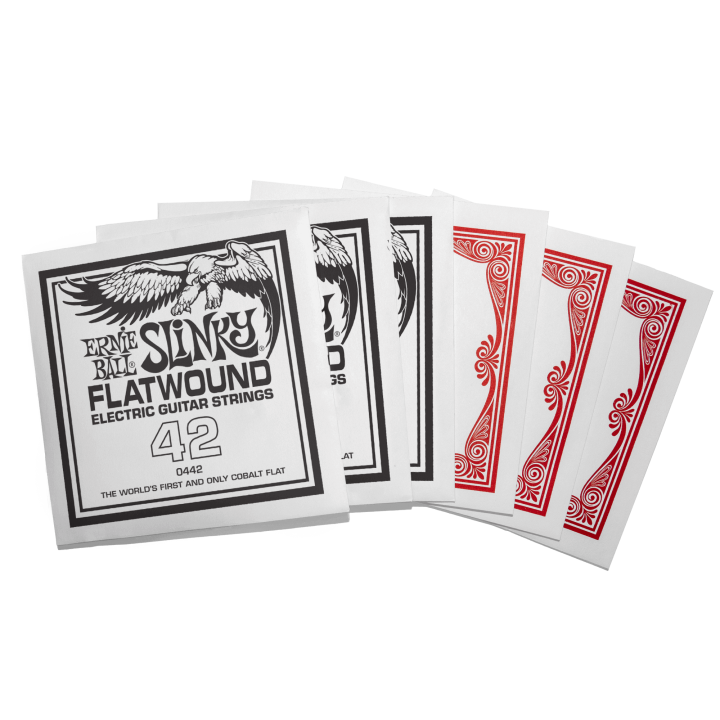 Ernie Ball - 2593 Slinky Flatwound El Guit 9-42
