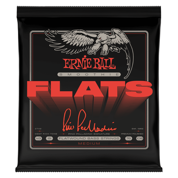 Ernie Ball - 2749 Medium Pino Palladino Flats 43-108