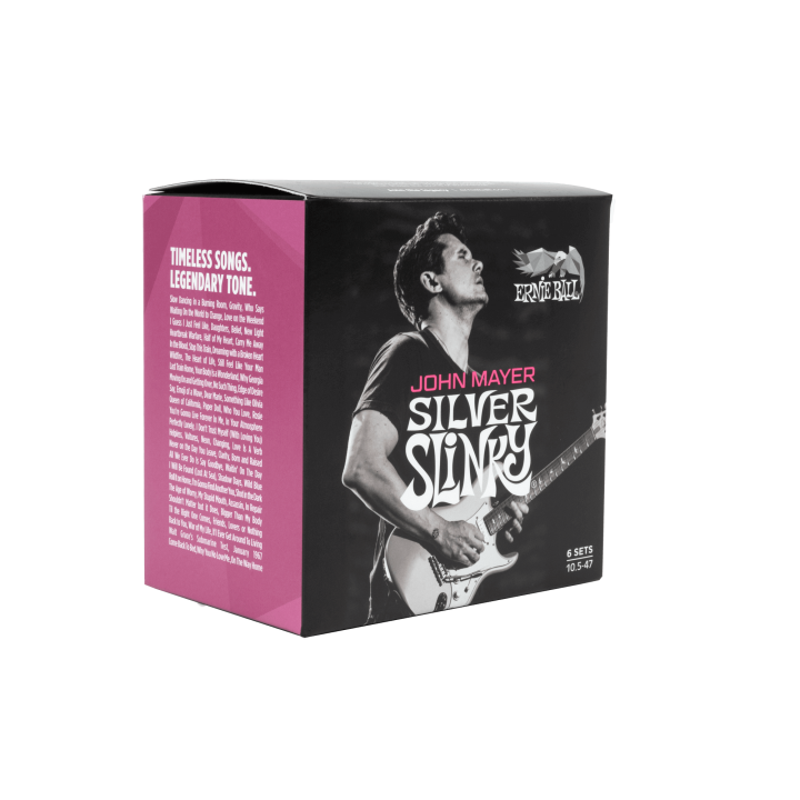 Ernie Ball - 3817 John Mayer Silver Slinky 10.5-47 6 Pk