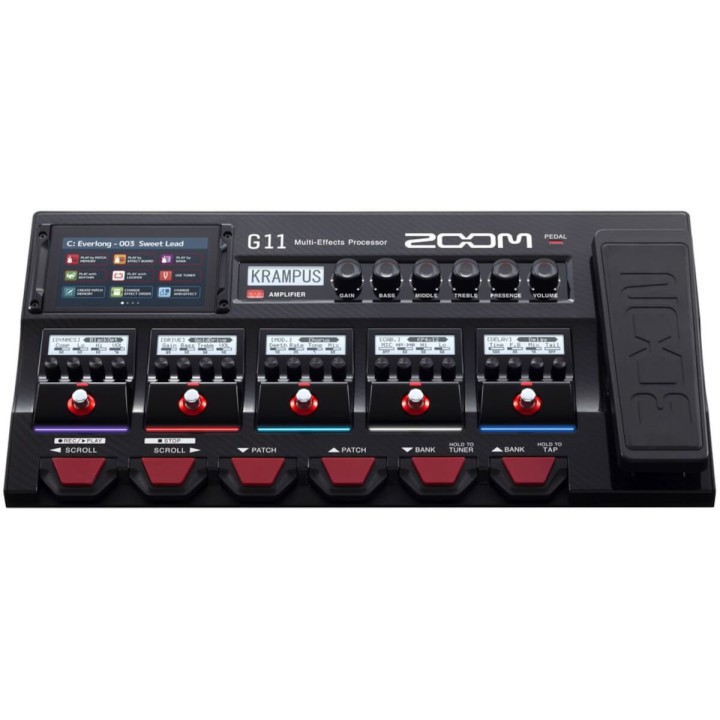Zoom G11 - Pedaliera Multieffetto, Amp-Simulator, Interfaccia Audio