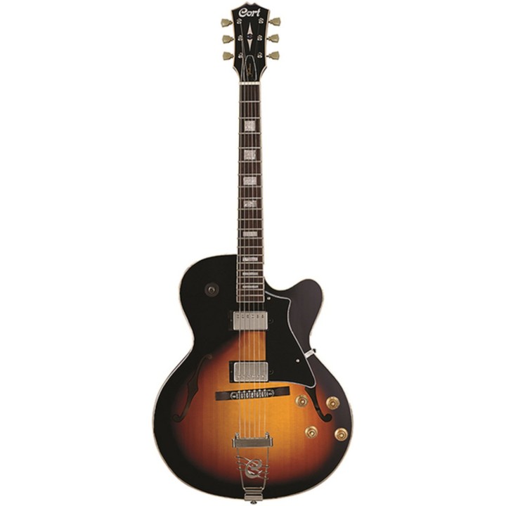 Cort - YORKTOWN Tabacco Burst w/bag Chitarra Semiacustica Hollow-Body