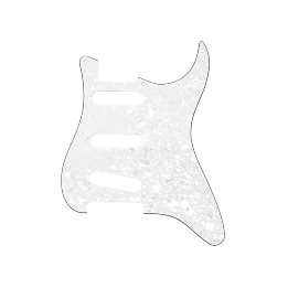 Acquista Fender 0992140000 Pg, Strat White Moto 11-Hole online | Merula Strumenti Musicali