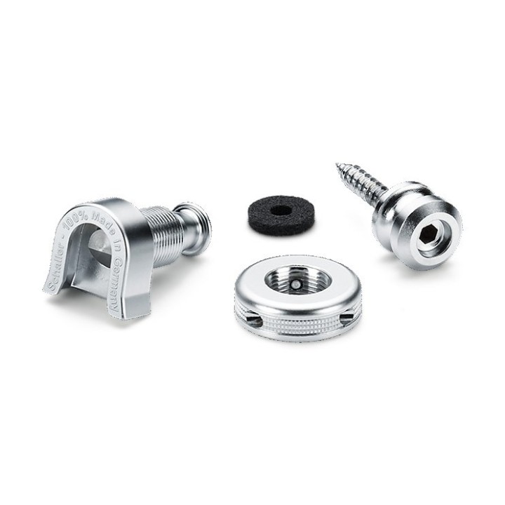 Acquista SCHALLER Strap Locks Nickel 14010101 online | Merula Strumenti Musicali