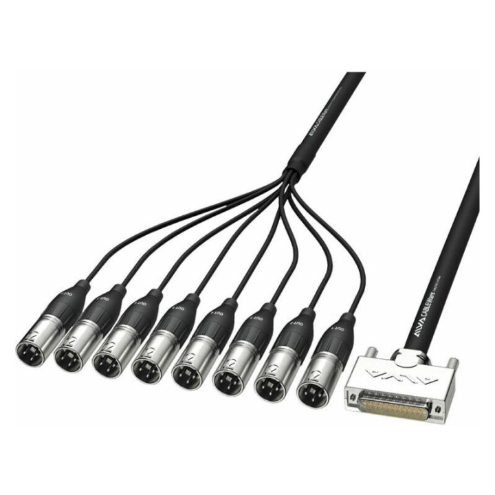 Acquista ALVA D-Sub 25 8 X Xlr3 Maschio 3m AO25-8XPRO3 online | Merula Strumenti Musicali