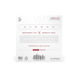 Acquista D'Addario Xspl022 Xs Plain Steel Guitar String .022 Xsapb1353 online | Merula Strumenti Musicali