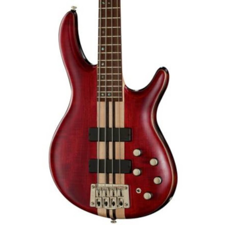 Cort - Artisan A4 Plus FMMH OPBC Basso Elettrico Solid Body 4 Corde