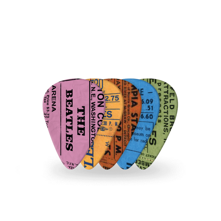 D'addario - 1CWH4-10B11 BEATLES 1964 TOUR TICKETS-10PK