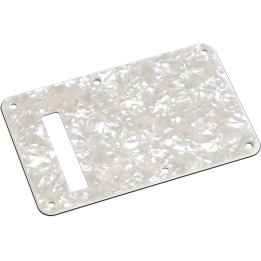 Fender - 0991323000 Backplate, strat white moto 4-ply
